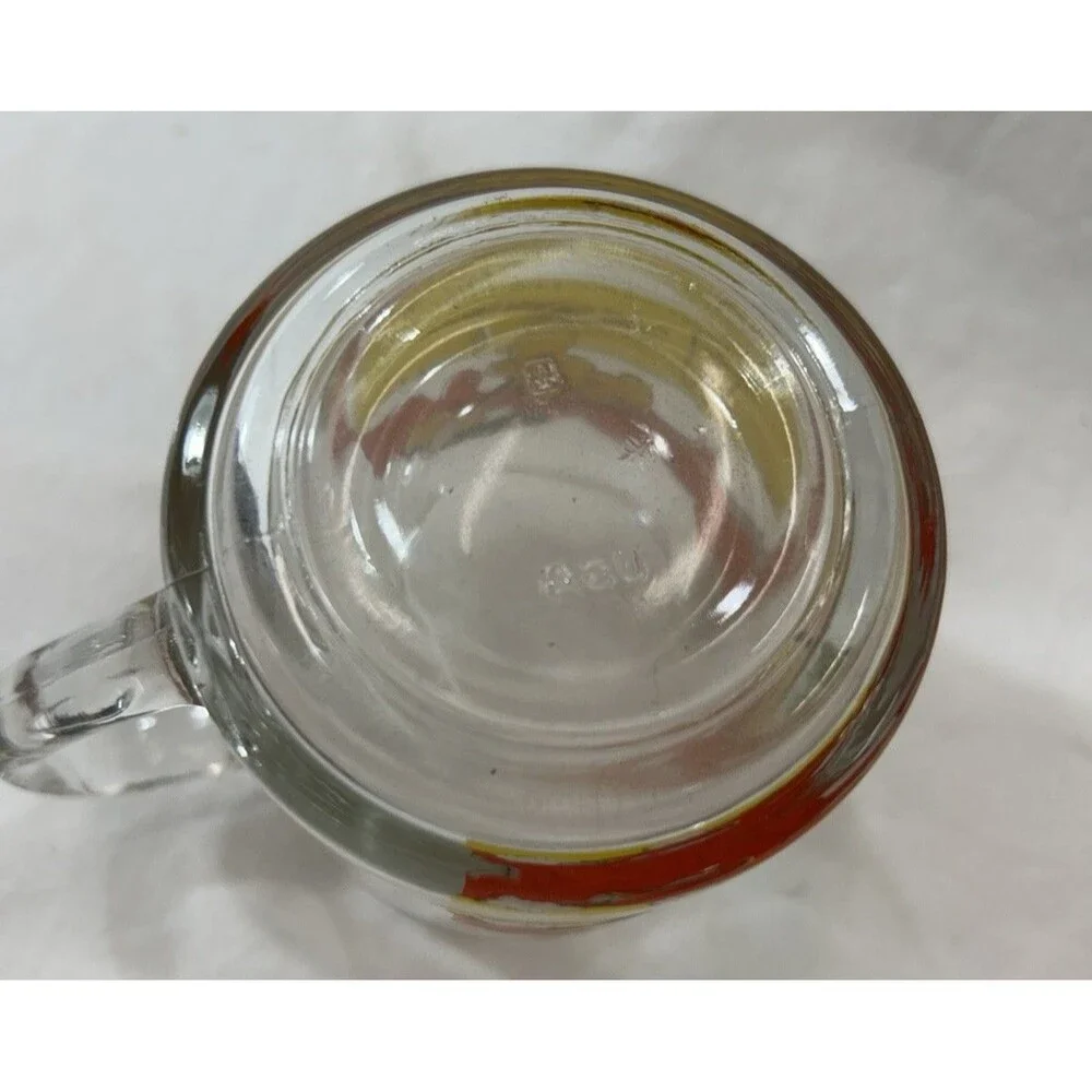 Vintage 1978 McDonald's Garfield Odie Glass Coffee Mug Use Your Friends Wisely
